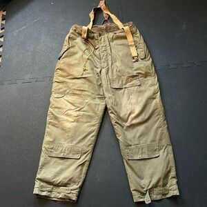 Vintage US Air Force A-10 lined bib pants